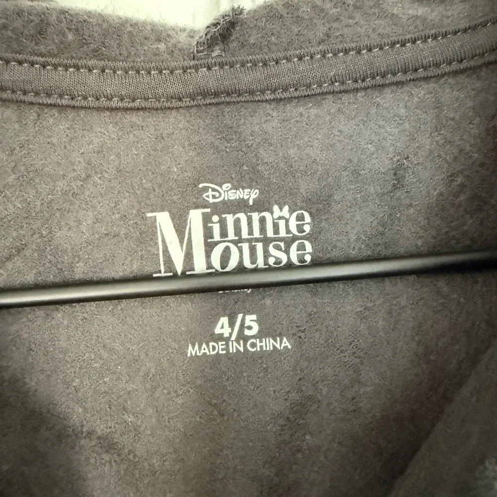 Disney Minnie Mouse Black and Pink Kids Hoodie